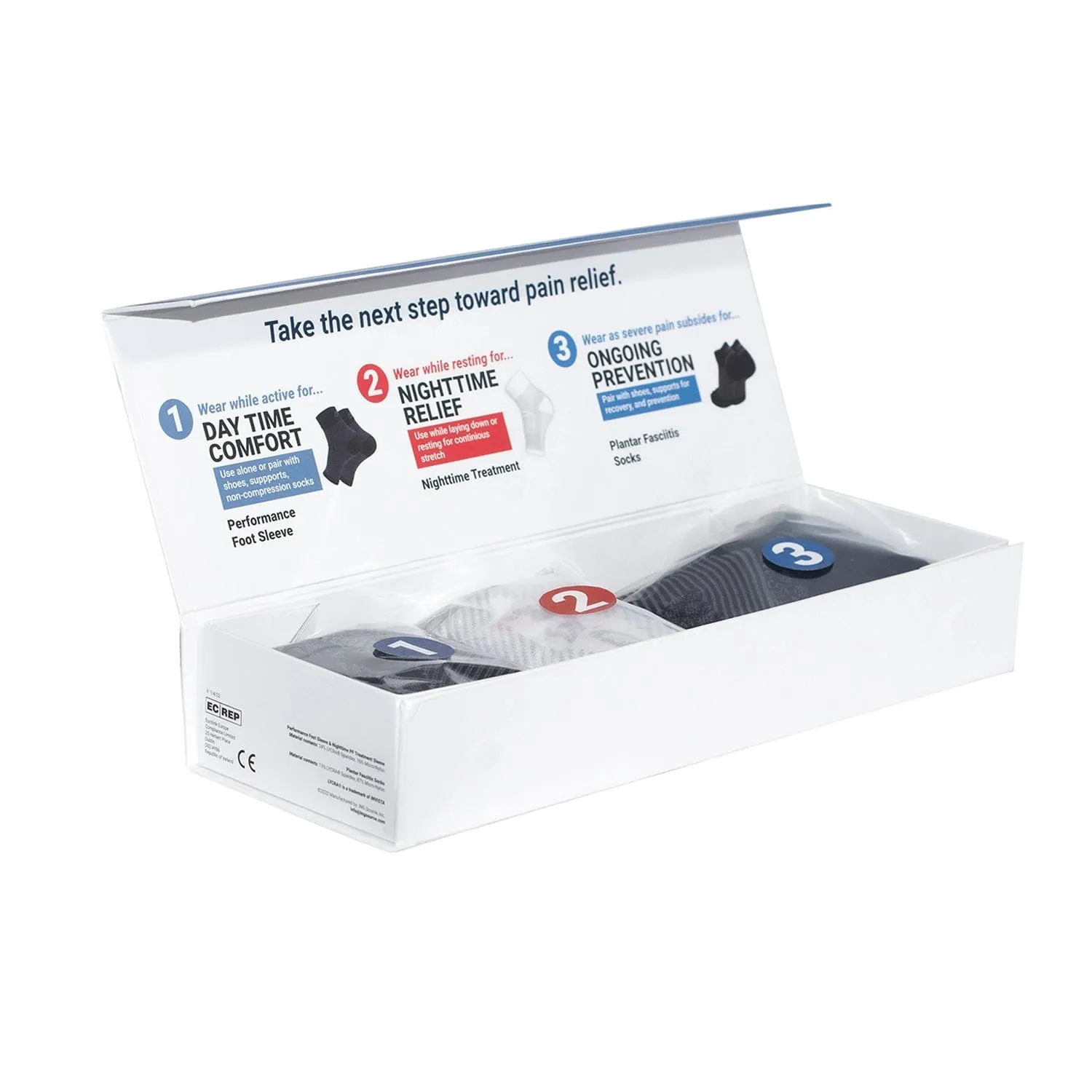 OS1st® Plantar Fasciitis Recovery Sock Kit