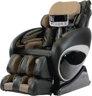 Osaki OS-4000T | Black | 2D S-Track Full Body Massage Chair | Zero Gravity | Body Scanning | Space Saving | Full Body Air Bag Compression. | Lumbar Heating | Foot Roller