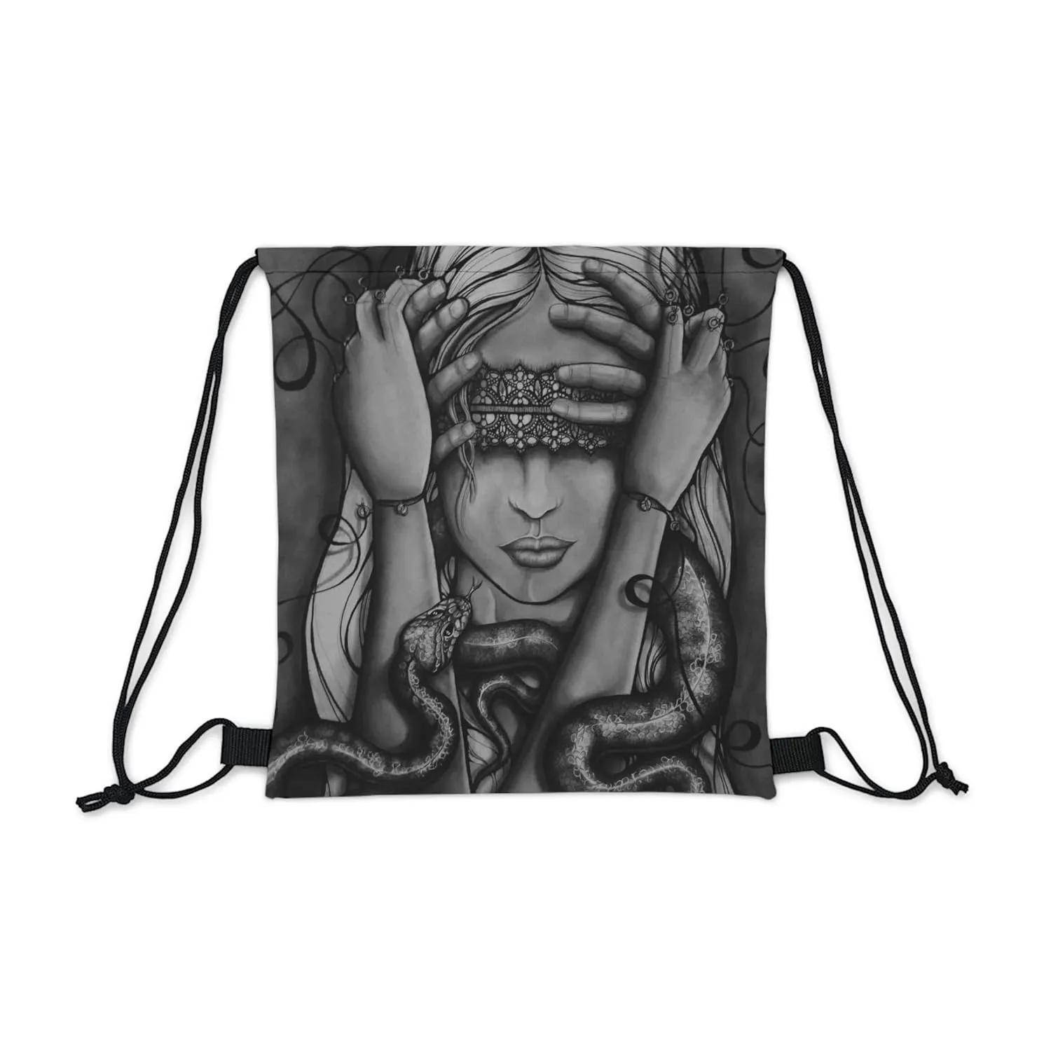 Outdoor drawsting Bag (Delicate Deception)