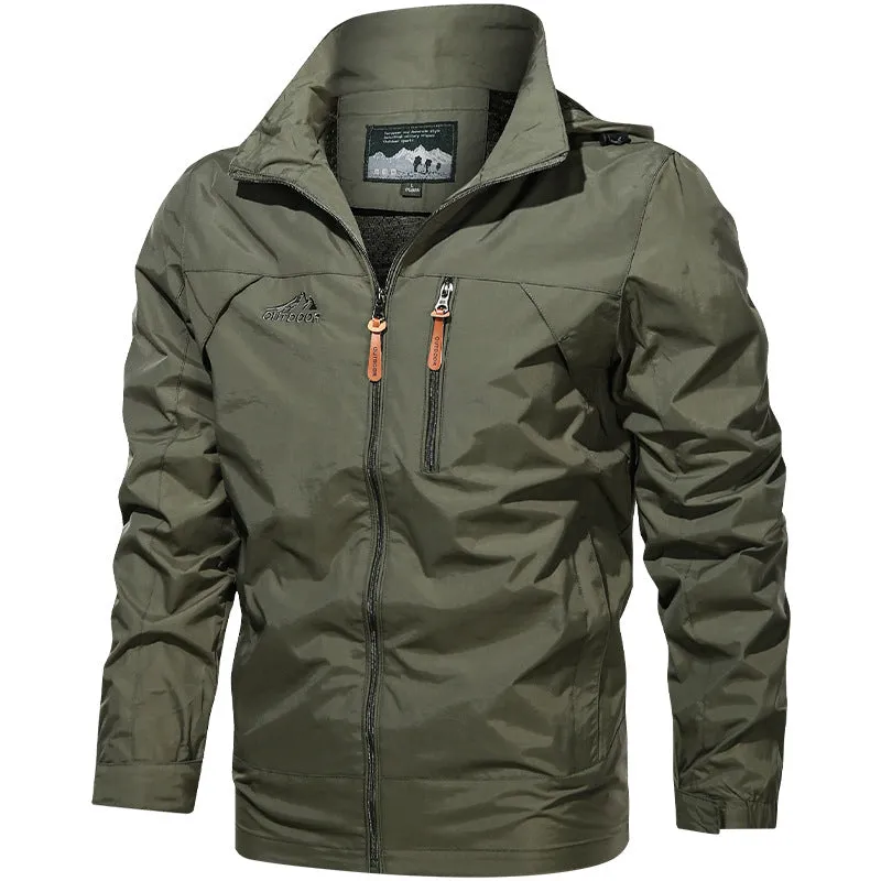 Outdoor windproof jacket
