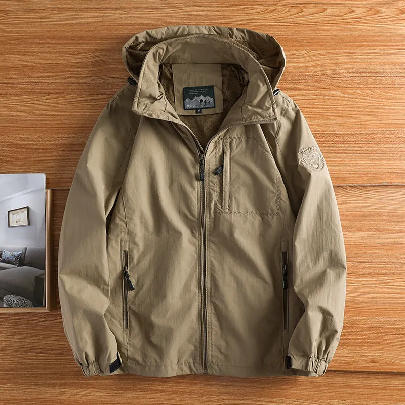 Outdoor windproof jacket