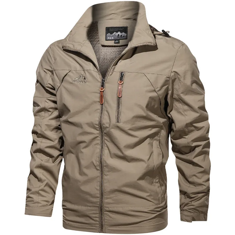 Outdoor windproof jacket