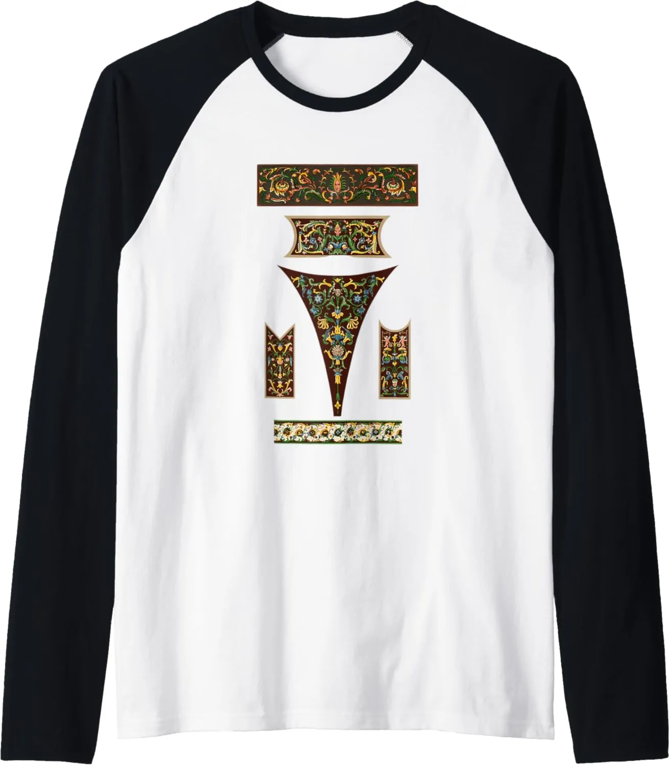 Owen Jones Grammar of Ornament Raglan Baseball Tee
