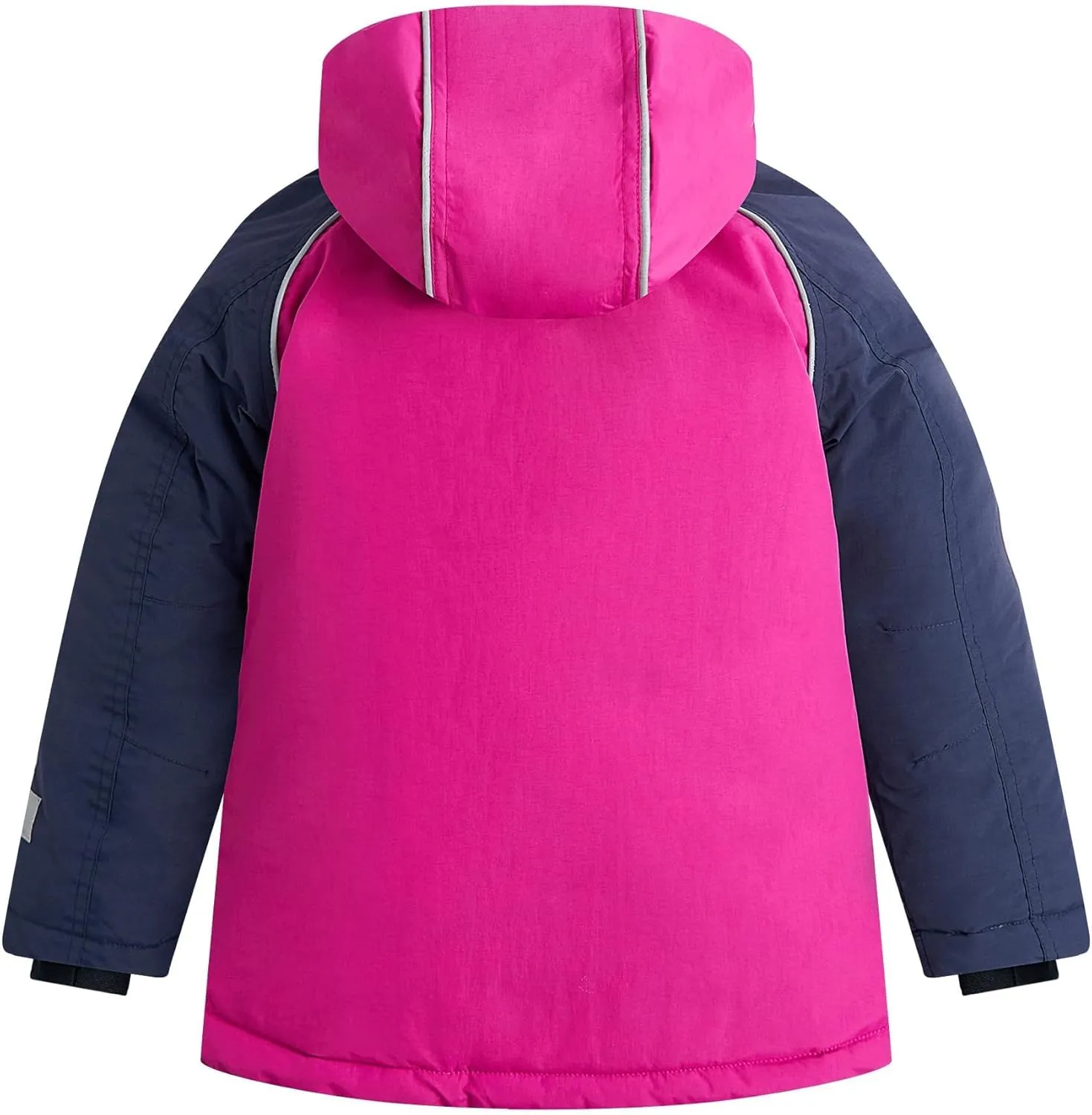 Owntop Kids Winter Ski Jacket Waterproof, Boys Girls Puffer Jacket, Insulated Lining Reflective Strip for Skiing, Snow Play
