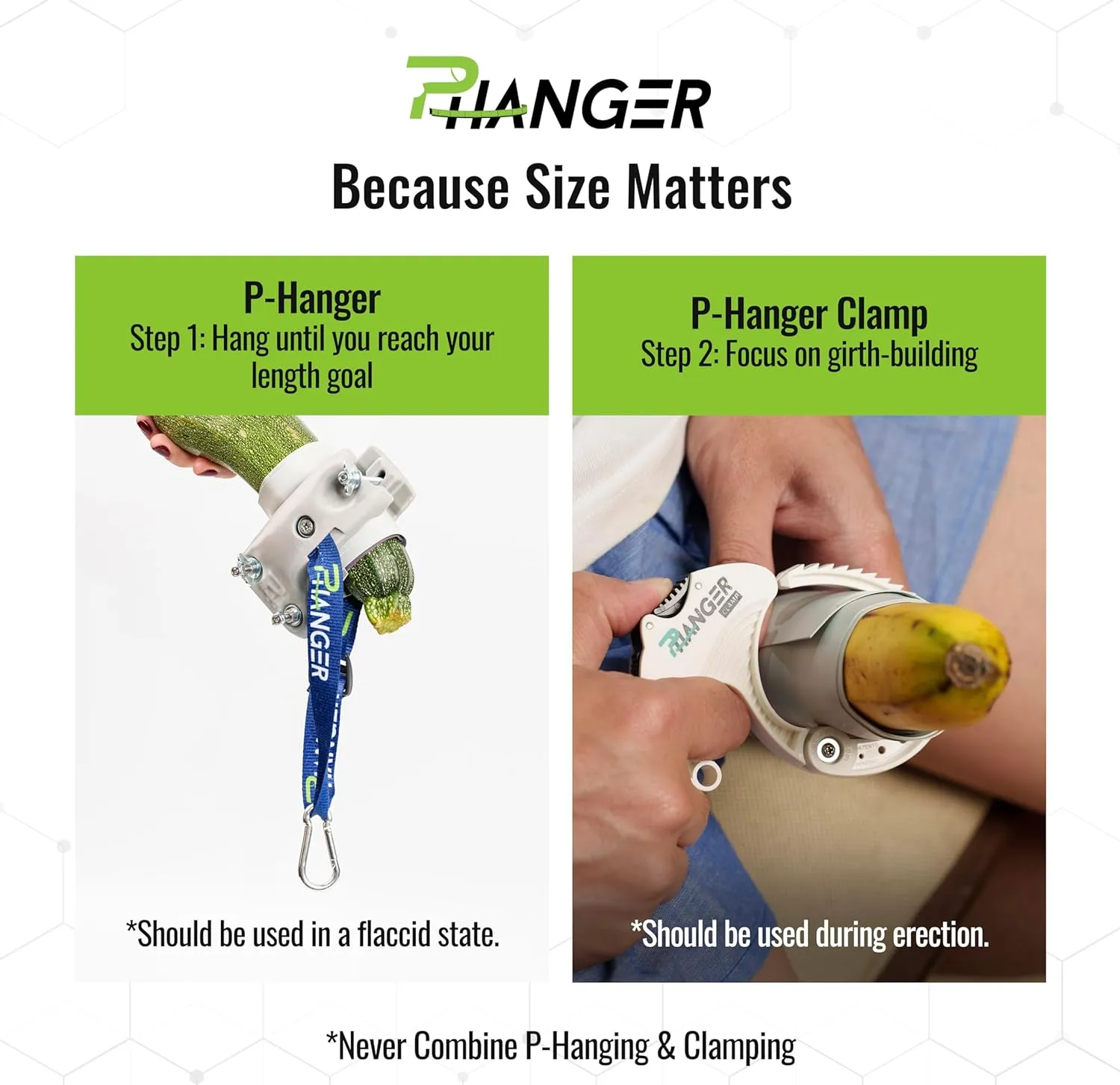 P-HANGER® CLAMP - Professional Girth Enhancement Device