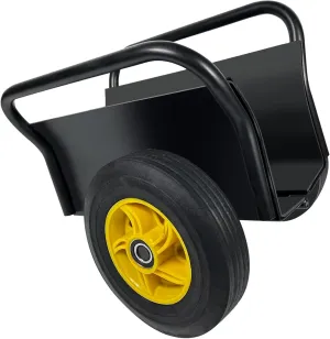 Panel Dolly,Heavy Duty Slab Dolly,10" Solid Rubber Tires Wheels,1000LBS Load Capacity All Terrain Moving Cart with Handle for Drywall Sheet Heavy Appliance & Material
