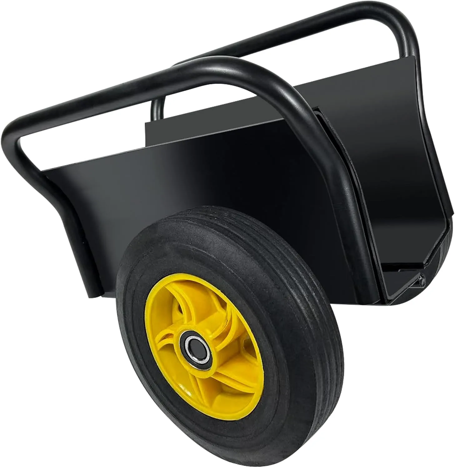 Panel Dolly,Heavy Duty Slab Dolly,10" Solid Rubber Tires Wheels,1000LBS Load Capacity All Terrain Moving Cart with Handle for Drywall Sheet Heavy Appliance & Material