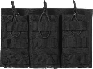 PATIKIL Outdoor Multipurpose Open Top Triple Pouch Bag
