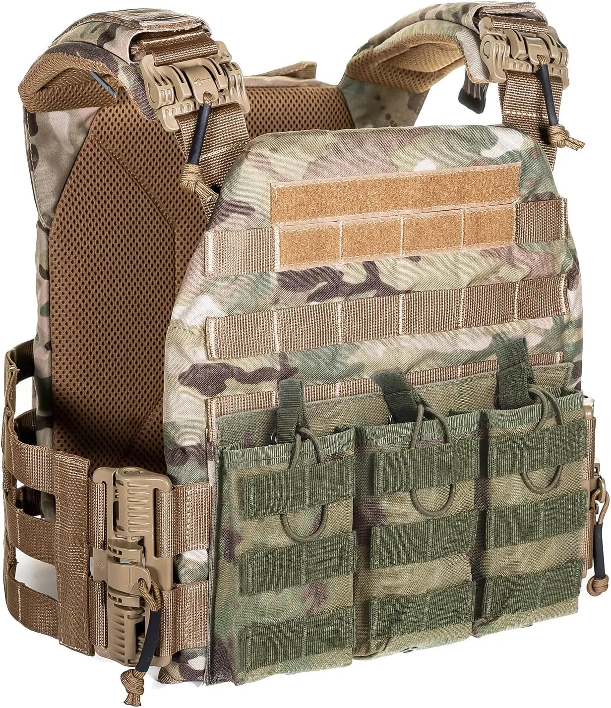 PATIKIL Outdoor Multipurpose Open Top Triple Pouch Bag