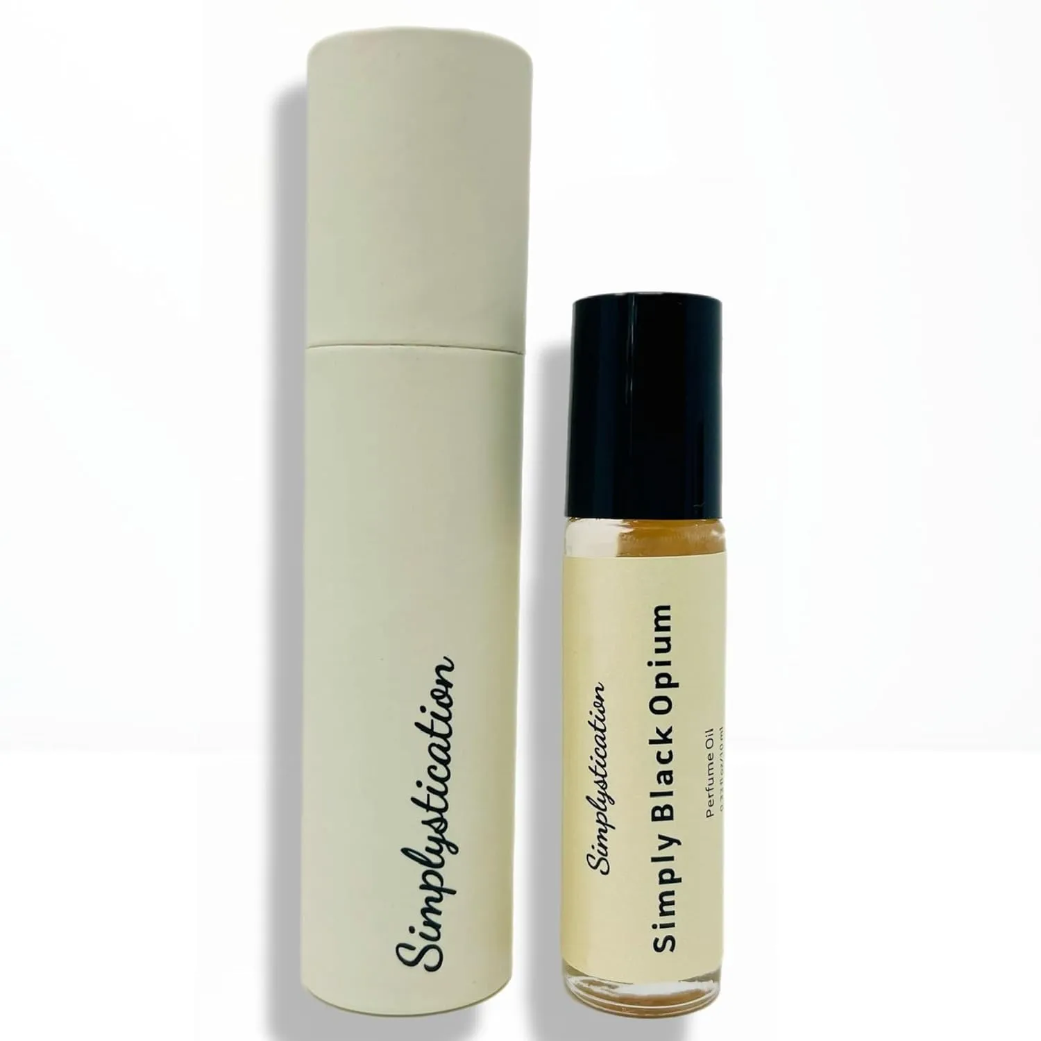 Perfume Oil Roll-On – Inspired by Black 0pium – Alcohol-Free, Long-Lasting Fragrance for Women – MCT Oil-Based Scent – 10ml Travel Size