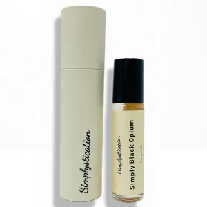 Perfume Oil Roll-On – Inspired by Black 0pium – Alcohol-Free, Long-Lasting Fragrance for Women – MCT Oil-Based Scent – 10ml Travel Size