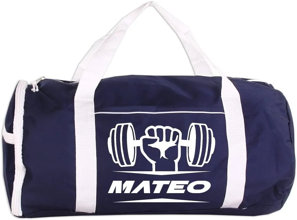 Personalized Sport/Gym Roll Duffel Bag - Fitness & Weight Training
