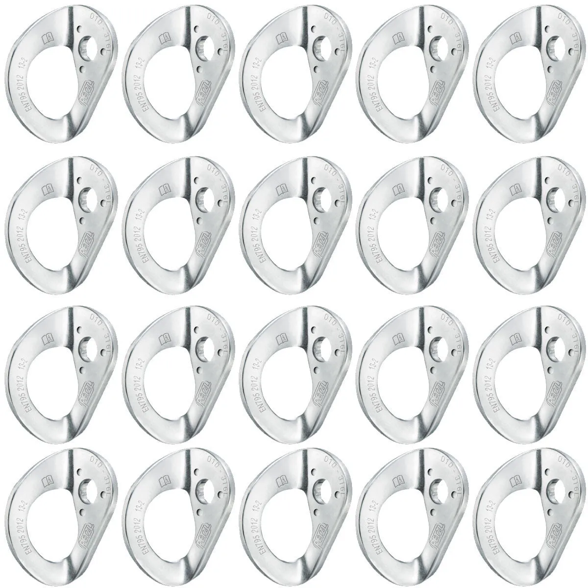 PETZL - COEUR HANGER S/STEEL 20/PACK