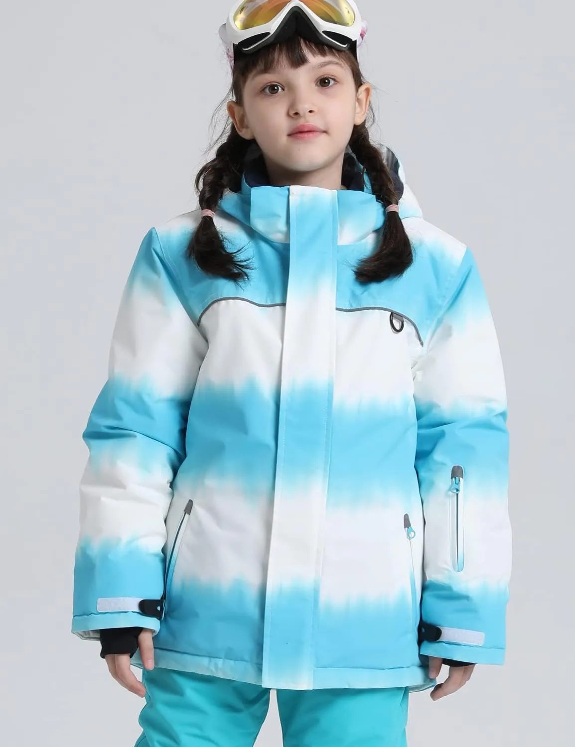 PHIBEE Girls' Waterproof Windproof Outdoor Warm Snowboard Ski Jacket