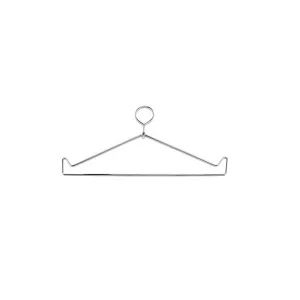 Phillips Safety Products Closed Top Chrome Wire Apron Hanger