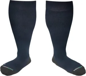 Plus Size Compression Knee High Socks, Wide Calf Extra Large for Men and Women, Comfortable Cotton