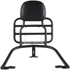 Prima Rear Rack (Backrest, Black); Vespa Primavera, Vespa Sprint