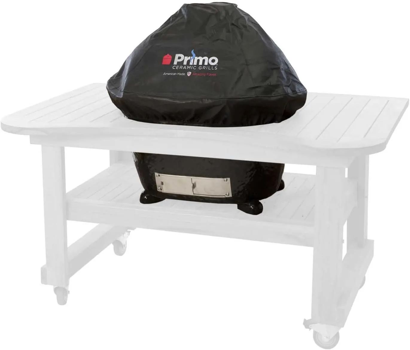 Primo Grill Cover for Built-in Applications fits All Ceramic Oval Grills.