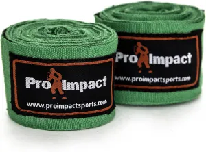 Pro Impact 180 Inch Mexican Style Boxing Hand Wraps – Stretchable Wrist & Knuckle Support for MMA, Muay Thai, Kickboxing, Heavy Bag & Combat Training – Men & Women