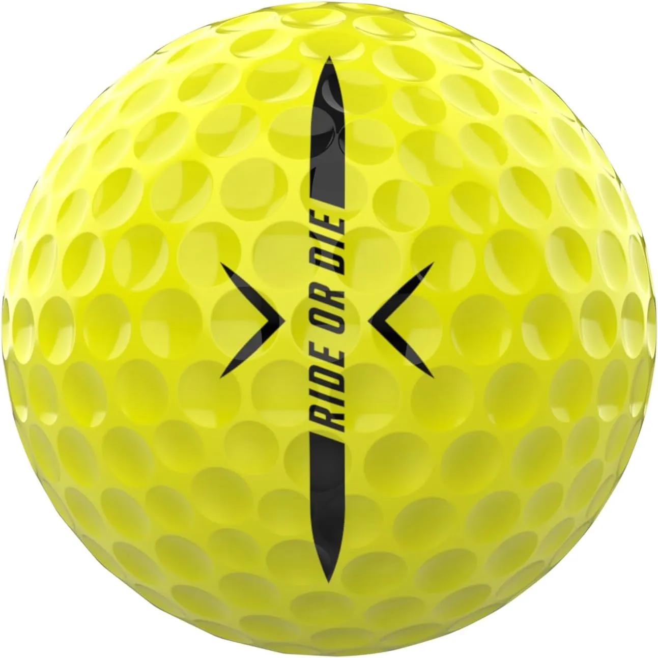 P*SS M*SSLE Golf Balls - 4-Piece Design, Surlyn Cover, High Compression Core - Ultimate Distance, Low Spin, Low Trajectory for Straighter Shots, Improved Accuracy - Follows USGA Standards