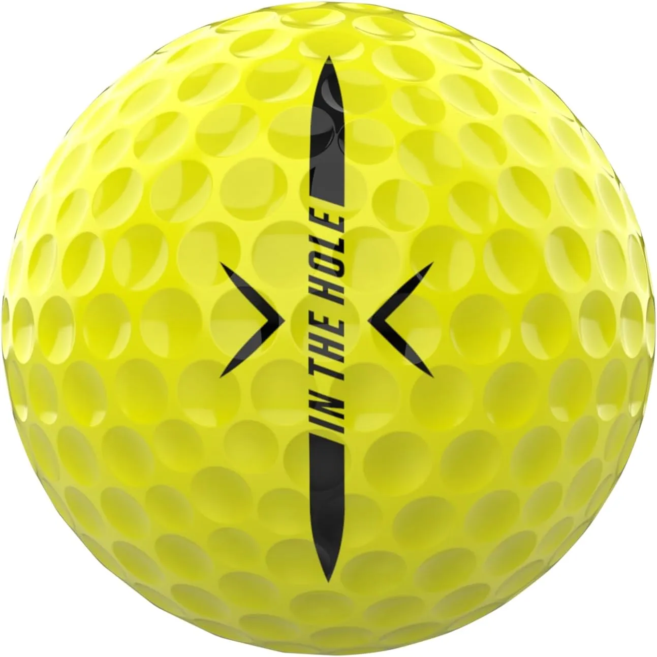 P*SS M*SSLE Golf Balls - 4-Piece Design, Surlyn Cover, High Compression Core - Ultimate Distance, Low Spin, Low Trajectory for Straighter Shots, Improved Accuracy - Follows USGA Standards