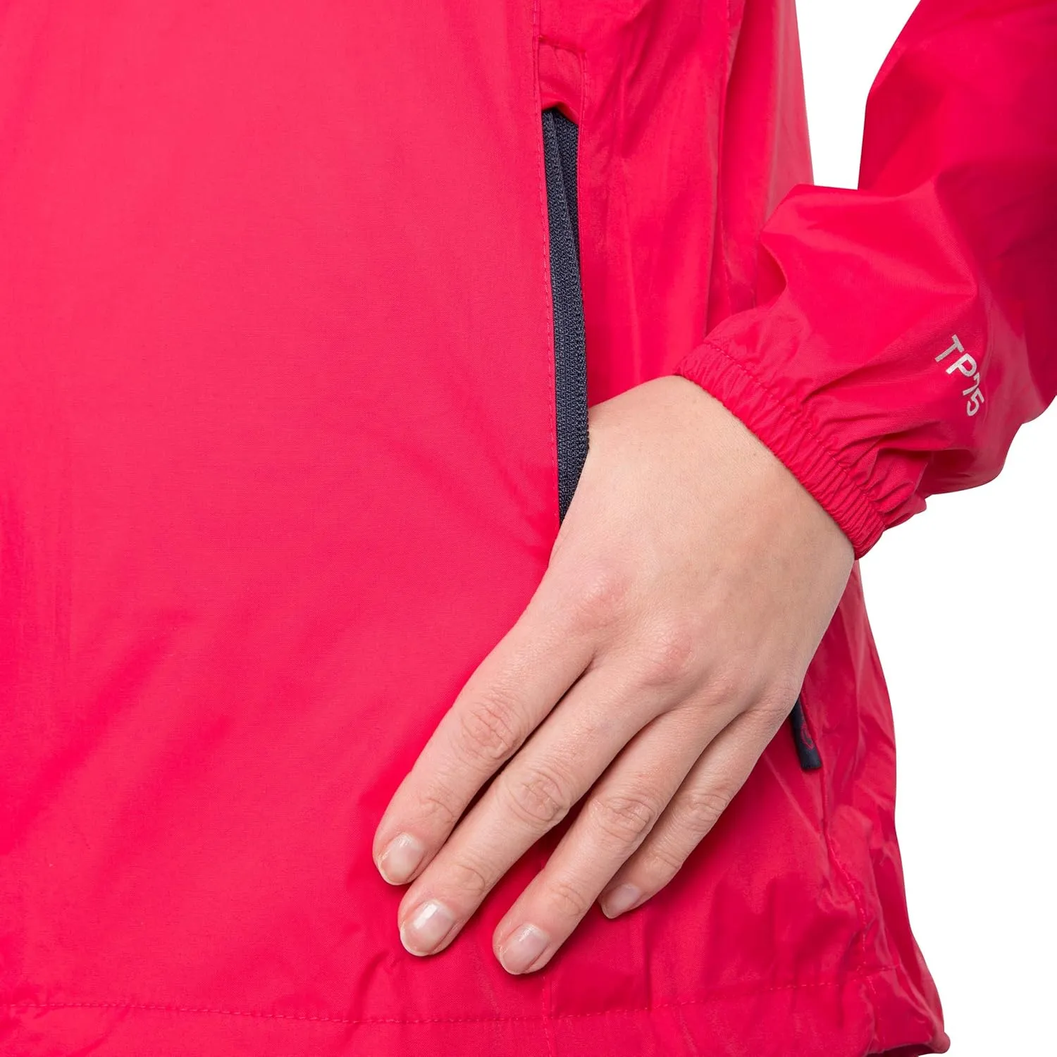 Qikpac Womens Packaway Waterproof Jacket Lightweight Hooded Raincoat