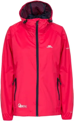 Qikpac Womens Packaway Waterproof Jacket Lightweight Hooded Raincoat