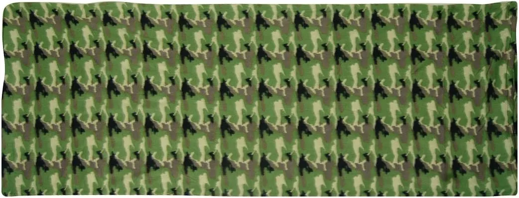 Qtqgoitem Outdoor Camping Fleece Camouflage Sleeping Bag 1.7M Long w Pouch (model: f41 3d4 081 0e9 485)