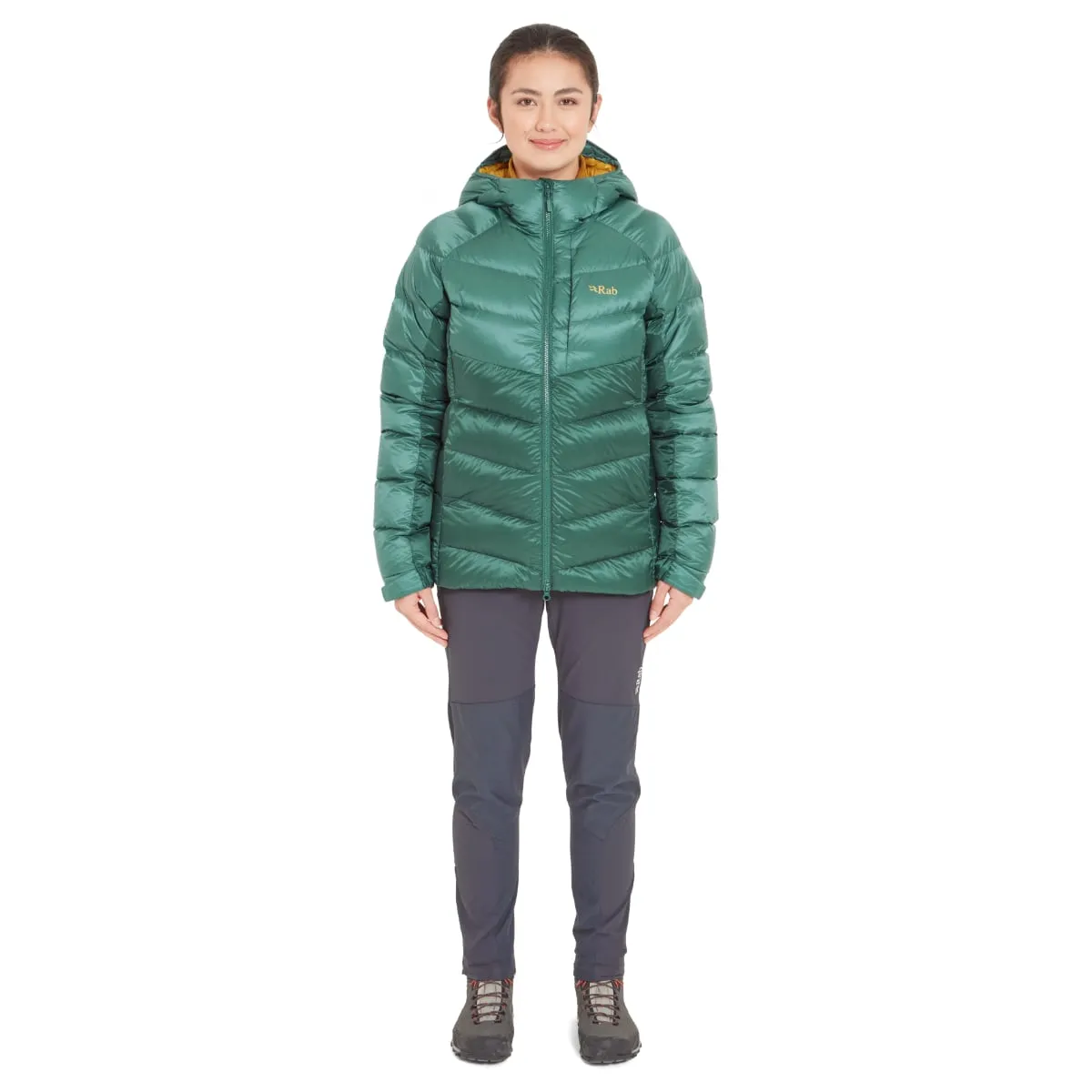 Rab Glaceon Pro Insulated Women's Jacket | Eucalyptus - Green Slate