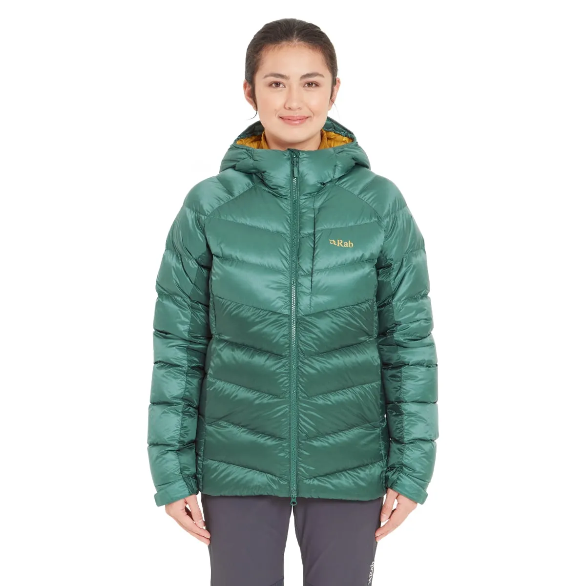 Rab Glaceon Pro Insulated Women's Jacket | Eucalyptus - Green Slate