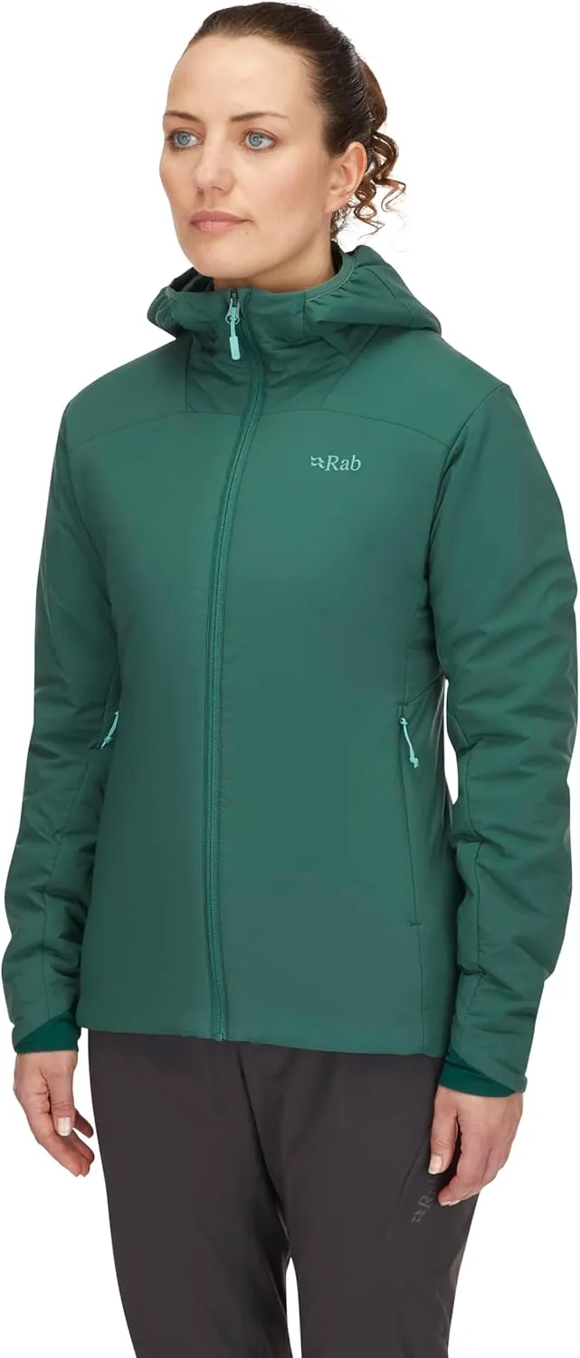 Rab Women's Xenair Alpine Light Hooded Insulated Jacket for Hiking & Mountaineering