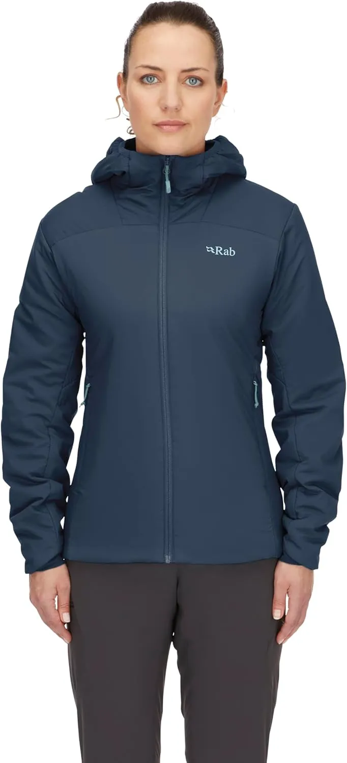 Rab Women's Xenair Alpine Light Hooded Insulated Jacket for Hiking & Mountaineering