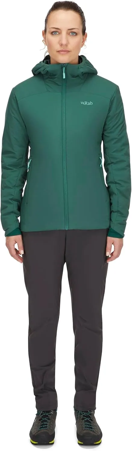 Rab Women's Xenair Alpine Light Hooded Insulated Jacket for Hiking & Mountaineering