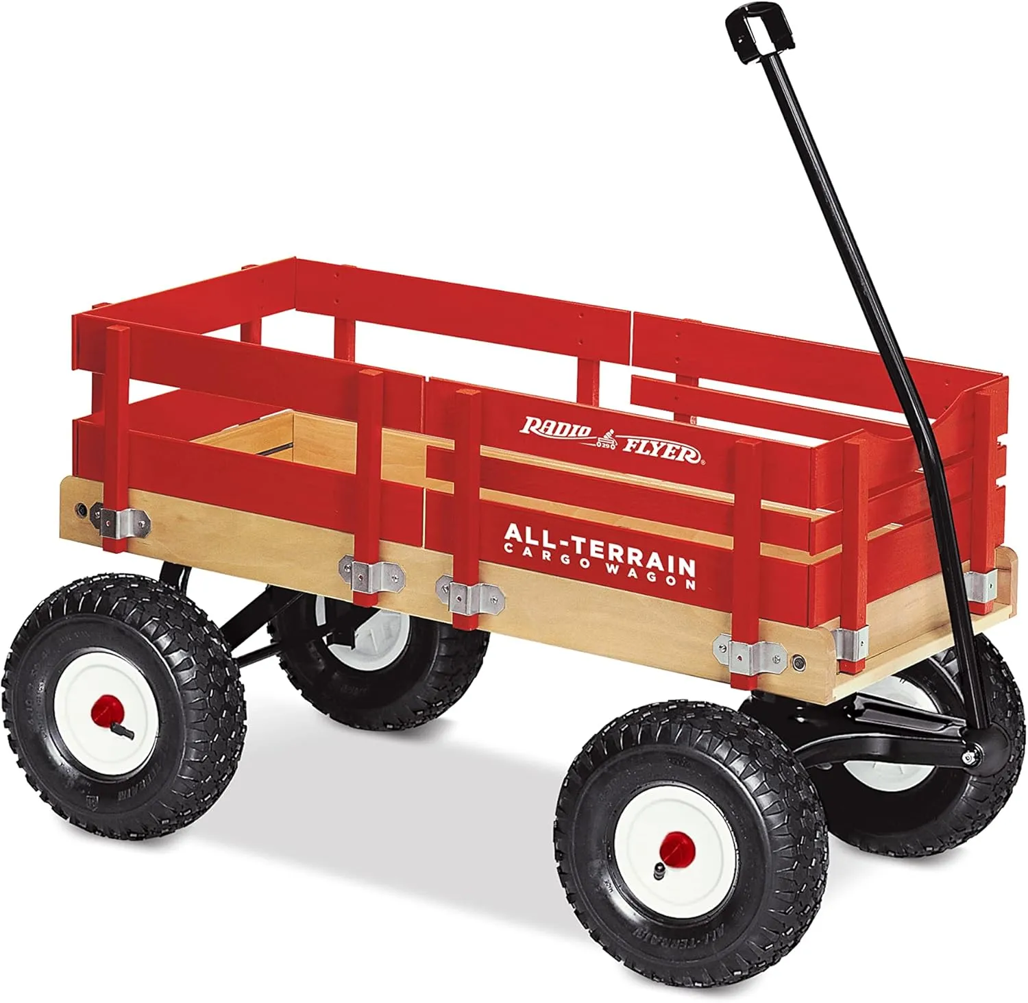 Radio Flyer All-Terrain Cargo Wagon for Kids, Garden and Cargo, Red Wagon for Ages 1.5 