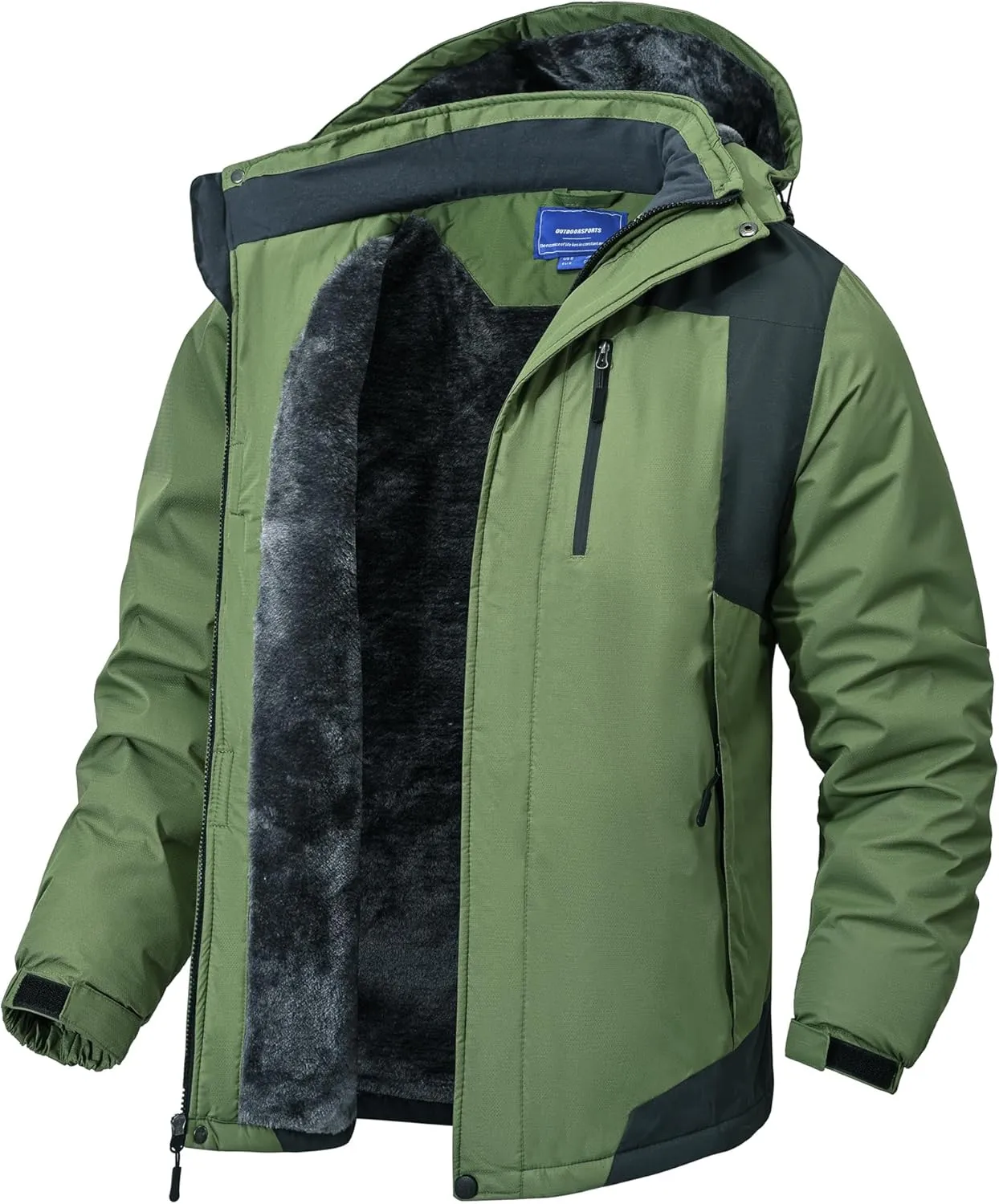 Rapoo Men's Winter Ski Snow Jacket Mountain Waterproof Windproof Rain Jacket