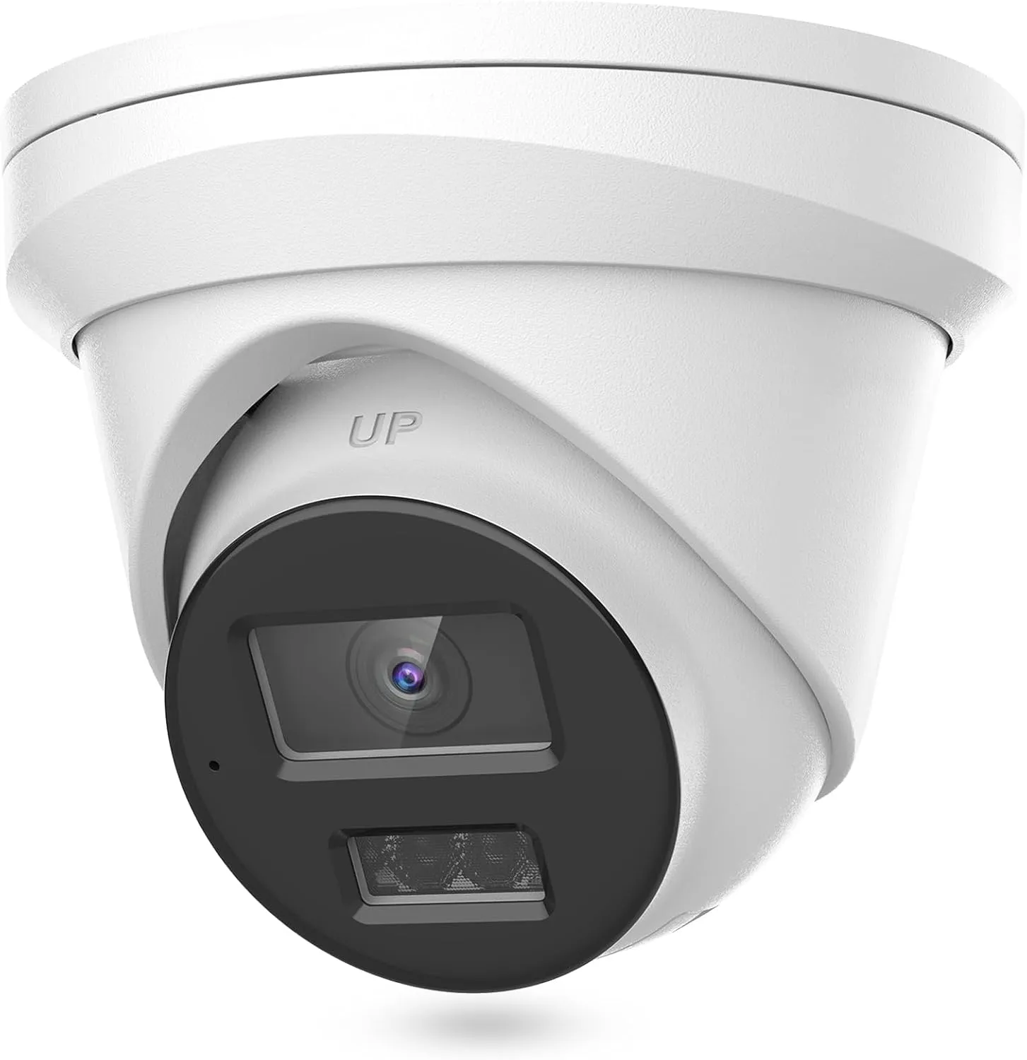 Real HD 4K 8MP Turret Dome POE IP Camera Full Color Night Vision 2.8mm 105° Viewing Angle Indoor Outdoor, WDR, Plug and Play with Hik Vision NVR, Compatible with Blue Iris, Synology