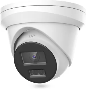 Real HD 4K 8MP Turret Dome POE IP Camera Full Color Night Vision 2.8mm 105° Viewing Angle Indoor Outdoor, WDR, Plug and Play with Hik Vision NVR, Compatible with Blue Iris, Synology