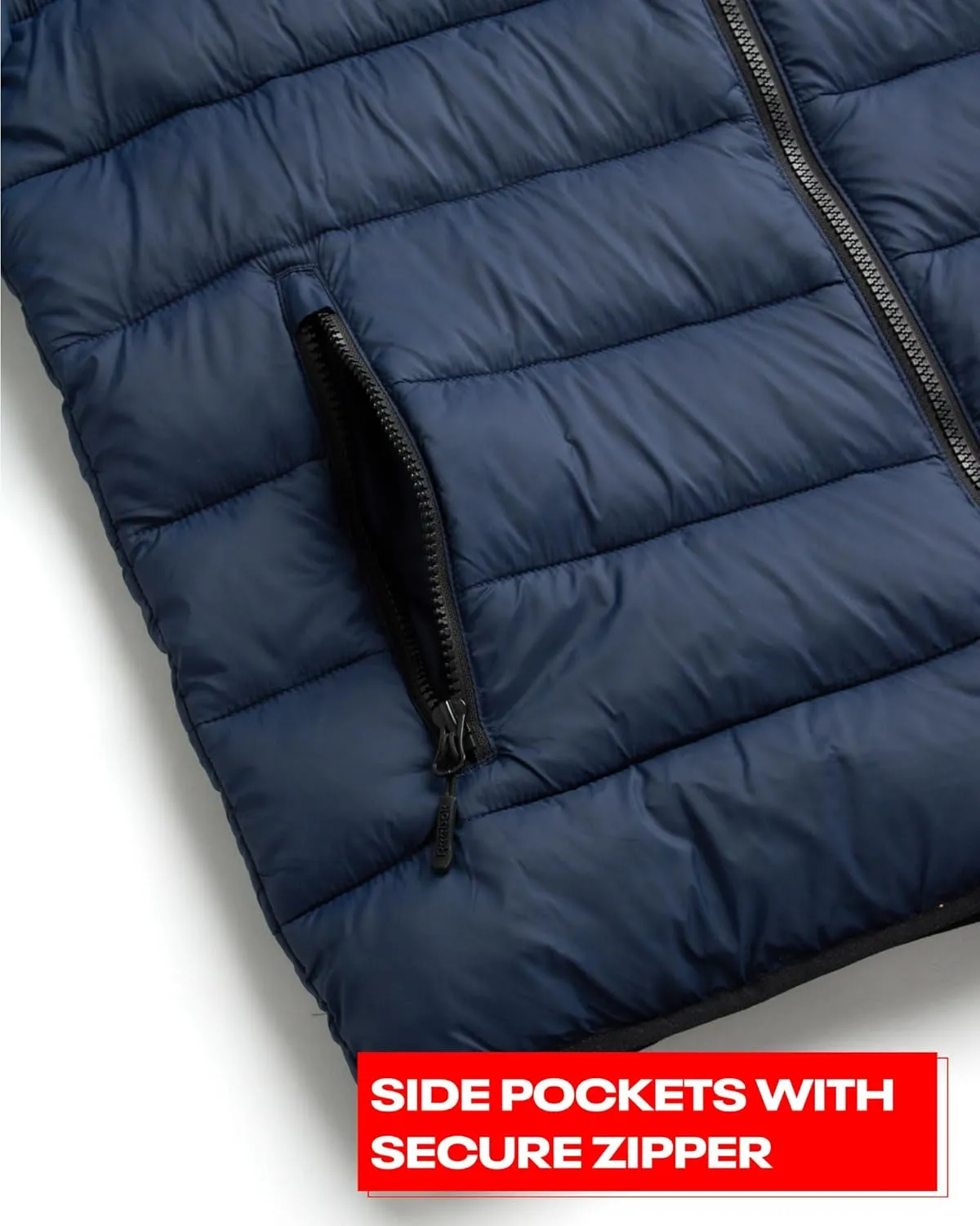 Reebok Men's Jacket – Lightweight Hooded Quilted Puffer Coat – Warm Insulated Winter Jacket for Men (S-4X)