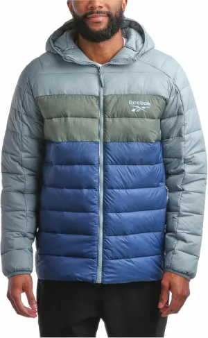 Reebok Men's Jacket – Lightweight Hooded Quilted Puffer Coat – Warm Insulated Winter Jacket for Men (S-4X)