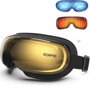 RENPHO Eye Massager with Heat and Cooling, Father's Day Gifts for Dad, Eyeris 3 FSA/HSA Voice Control Eye Massager Mask, Music Eye Care Device with DIY Massage Setting, Birthday Gifts for Women/Men