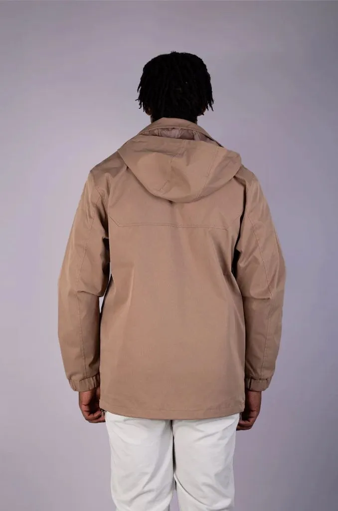 Rich Parka Jacket in Latte