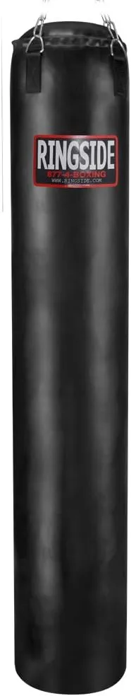 Ringside 100-pound Muay Thai Punching Heavy Bag, Black, 13-inch x 72-inch