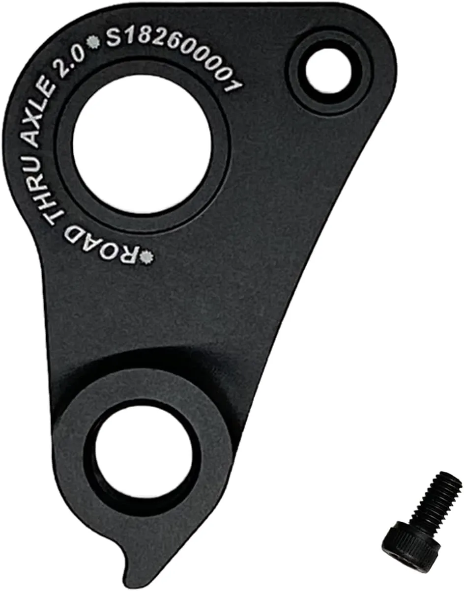 Road Thru-Axle Disc Derailleur Hanger Dropout for Specialized Tarmac SL6 SL7 Venge Roubaix Ruby Diverge CruX SIRRUS Allez Replacement for Specialized Part No. S182600001, Black