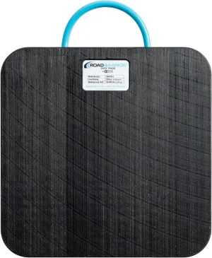 RoadWarrior Heavy Duty RV Jack Pad - Lightweight, Stackable, Waterproof, Unbreakable Outrigger Pad with Ergonomic TuffGrip Handle (One Pad,15"X15"X1")