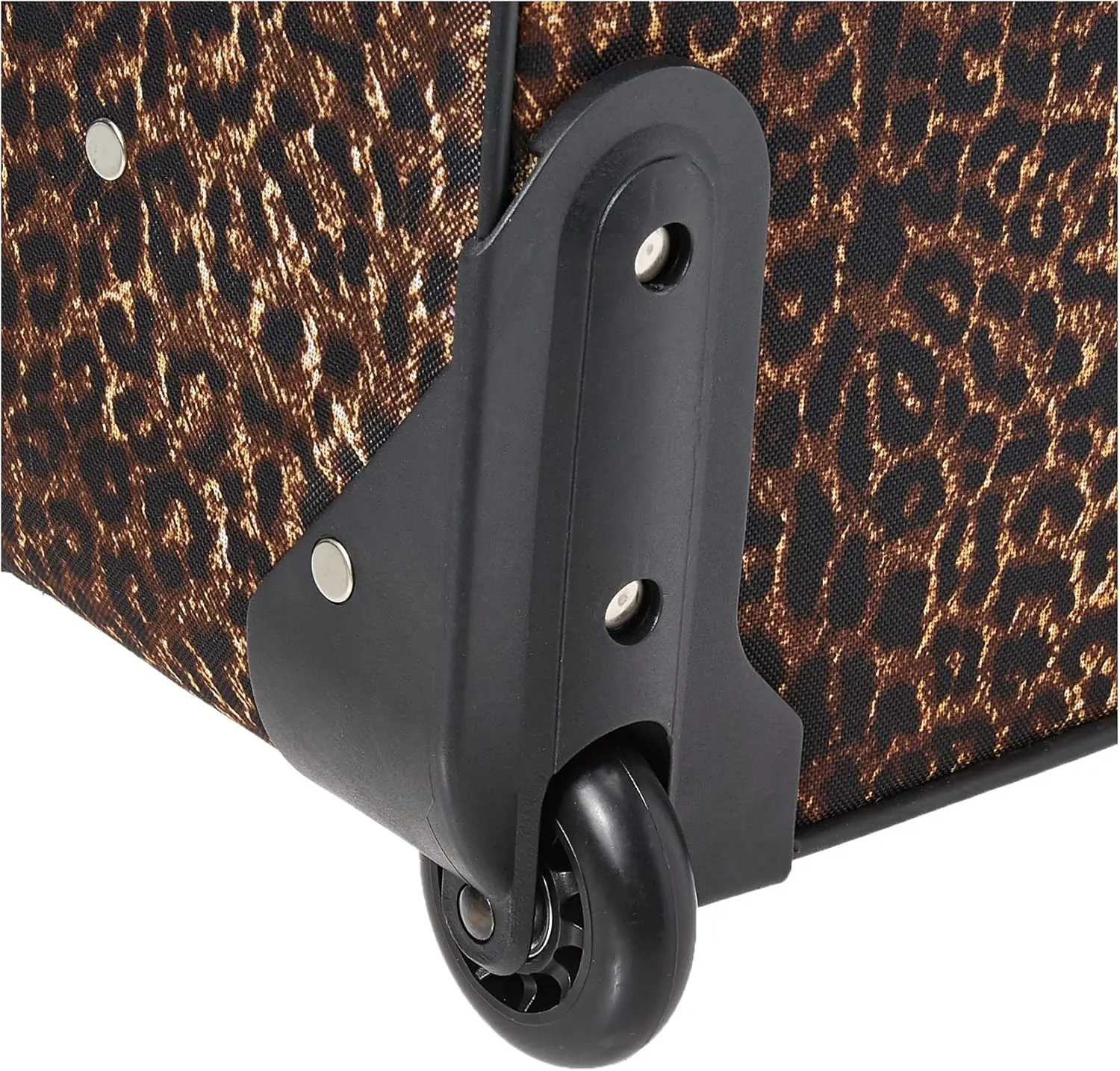 Rockland Fashion Softside Upright Luggage Set, Leopard, 2-Piece (14/19)