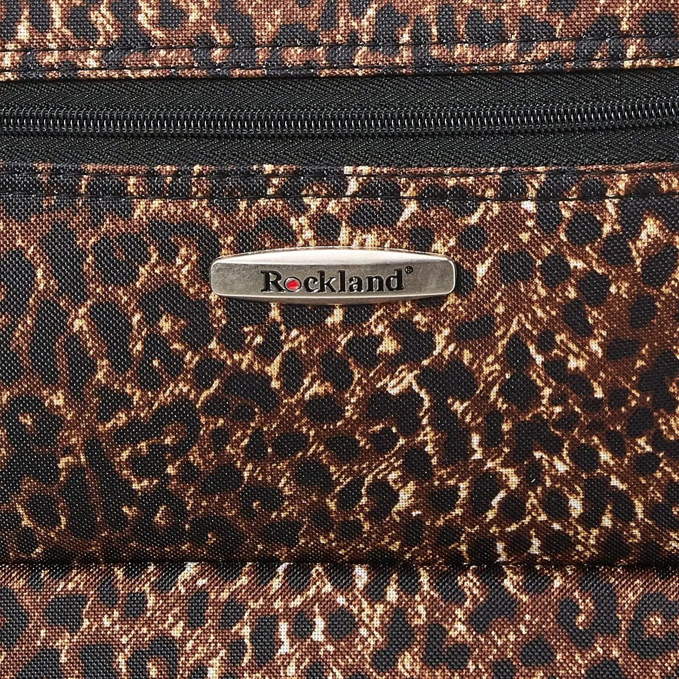 Rockland Fashion Softside Upright Luggage Set, Leopard, 2-Piece (14/19)
