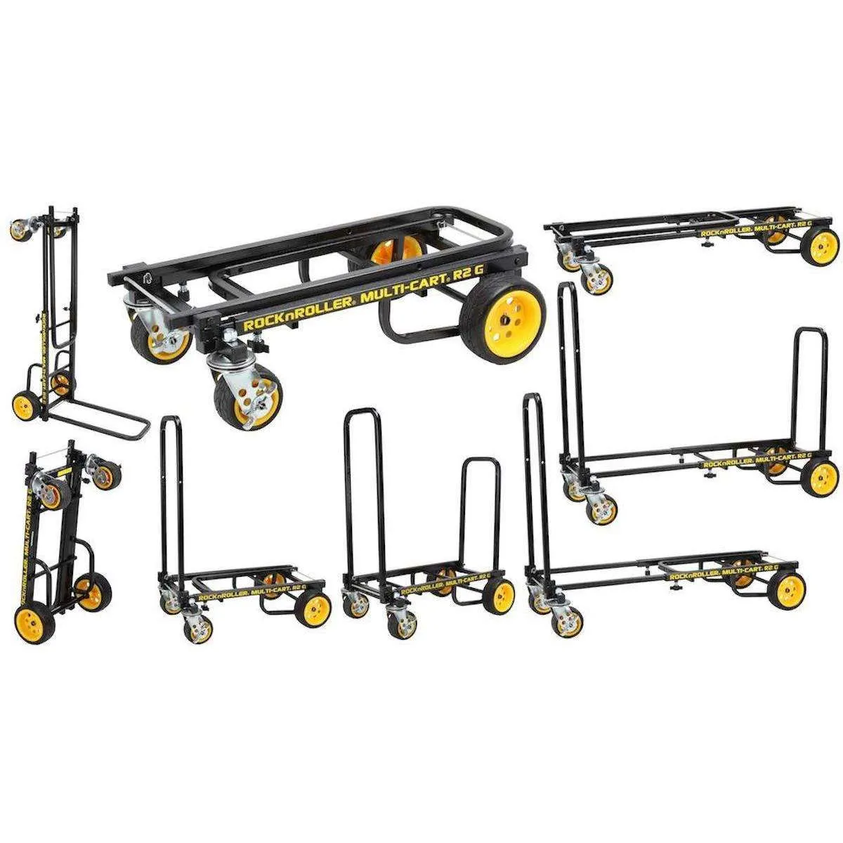 RocknRoller® Multi-Cart® 8-in-1 Equipment Transporter R2G MicroGlider