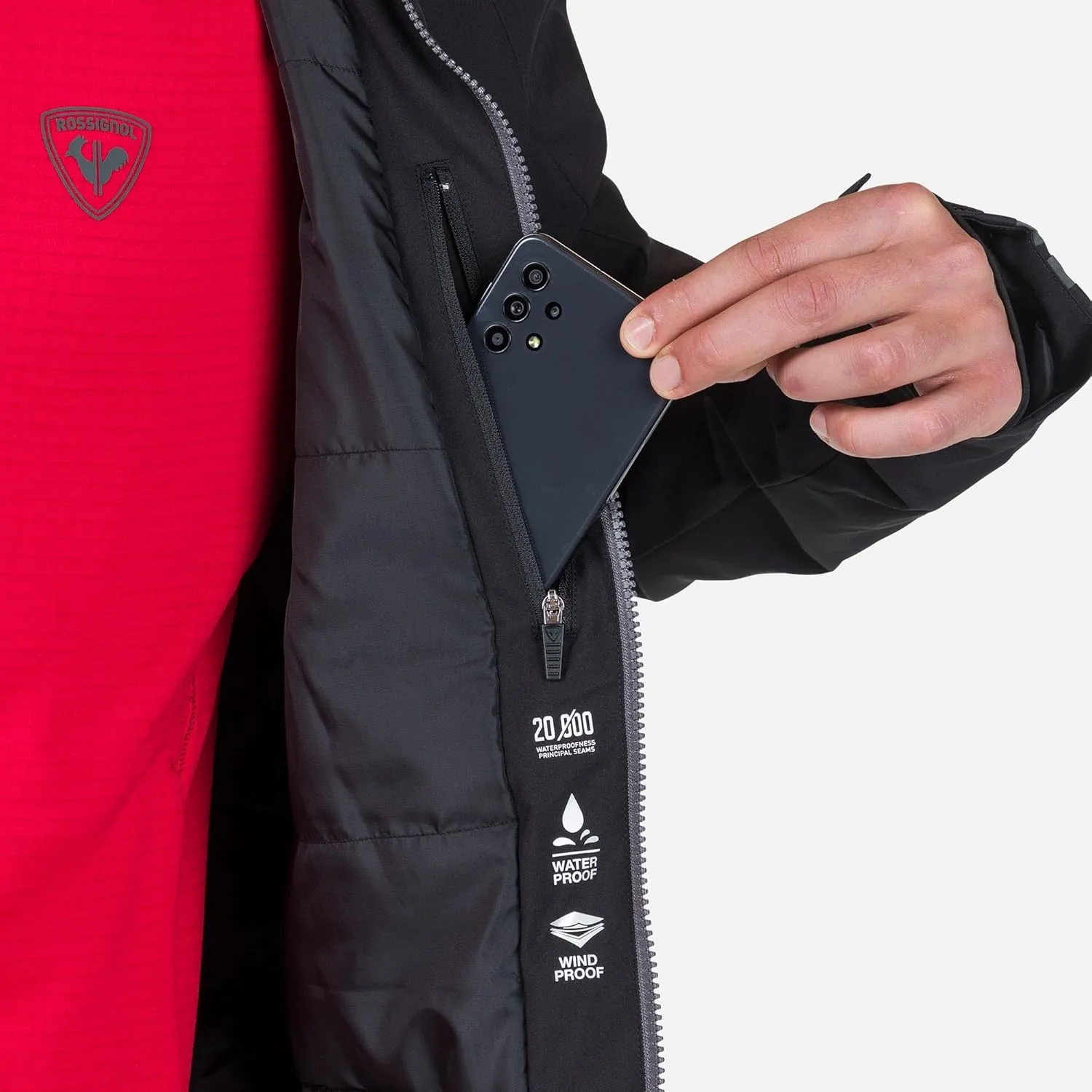 Rossignol Strawpile Jacket - Insulated Ski Jacket - Waterproof Snowboard Jacket for Men
