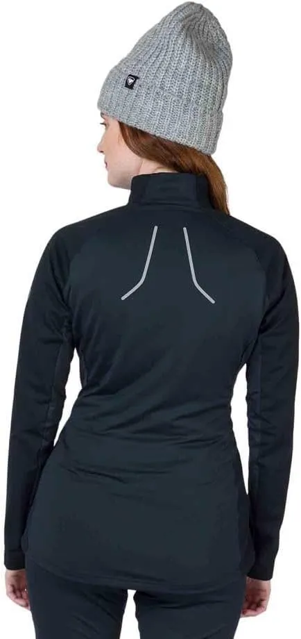 Rossignol Women's Soft Shell Windproof Waterproof Breathable Classic Fit Zip Up Lightweight Jacket