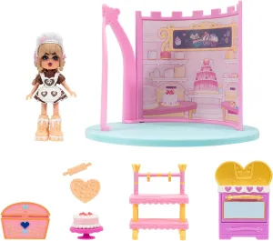 Royale High Baking Class Playset - 1 Doll, 6 Accessories - Fits Inside Castle Playset - Virtual Item Code Included - Ages 5 
